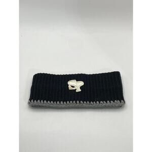 SPARKLING PIECE Women's Black-White Patch Embroidered Headband SZ OS